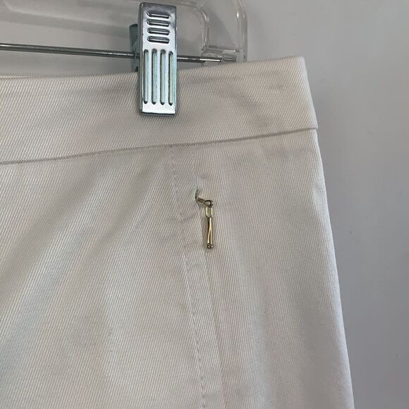 Per Se NWT white wire with slit slacks - Picture 3 of 12